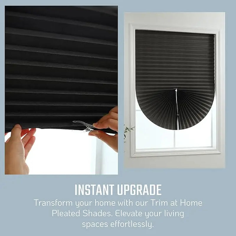 Blackout Roller Blinds | Cellular Fabric 4 Pack Cordless No Drilling Install Complete Privacy Thermal Insulated | Shadisfy