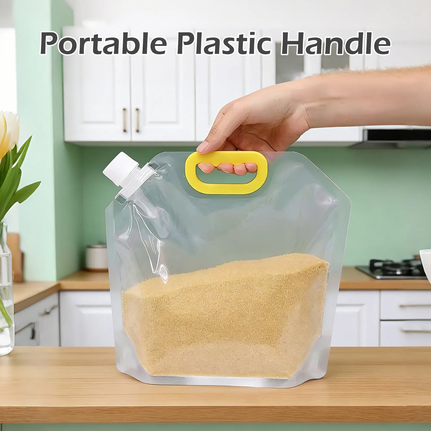 10-Count Reusable Washable Airtight Food Storage Bags - Leak-Proof Expandable Large Capacity Portable Containers for Camping, Picnic, Kitchen Use with Kid Safety Focus