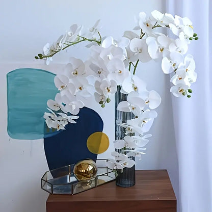 5 Pcs Set Artificial Phalaenopsis Decorative Bouquets, Artificial Flowers, Suitable for Valentine'S Day, Mother'S Day, Christmas, Thanksgiving and Other Occasions, Vase Not Included