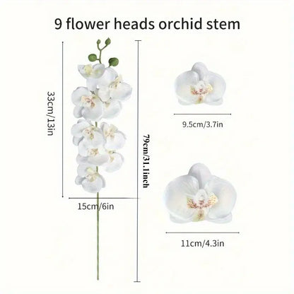 5 Pcs Set Artificial Phalaenopsis Decorative Bouquets, Artificial Flowers, Suitable for Valentine'S Day, Mother'S Day, Christmas, Thanksgiving and Other Occasions, Vase Not Included