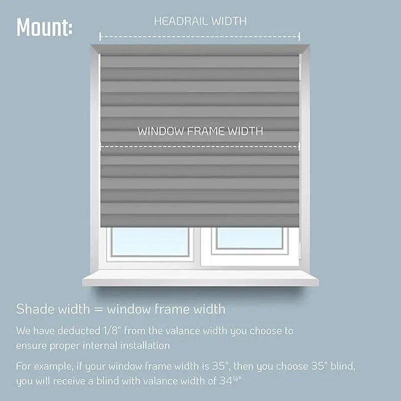 Blackout Roller Blinds | Cellular Fabric 4 Pack Cordless No Drilling Install Complete Privacy Thermal Insulated | Shadisfy