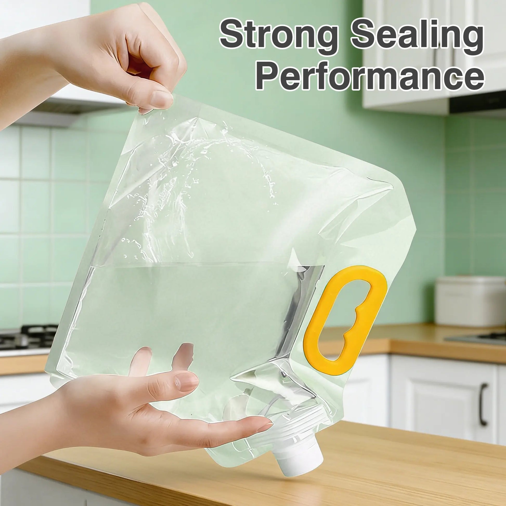 10-Count Reusable Washable Airtight Food Storage Bags - Leak-Proof Expandable Large Capacity Portable Containers for Camping, Picnic, Kitchen Use with Kid Safety Focus